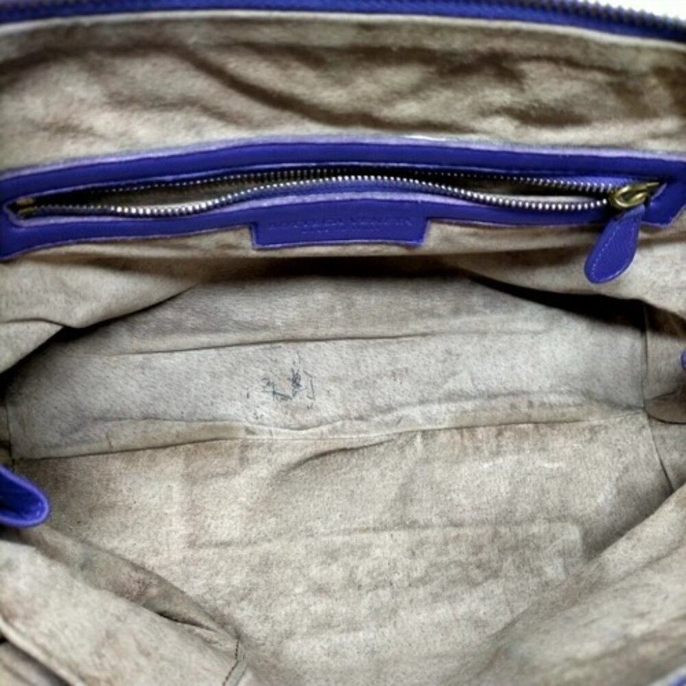 508311BN (L4) Bottega Veneta Hand Bag Purple Leather - Picture 6 of 9